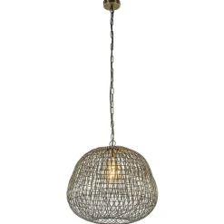 Light & Living hanglamp Alwina brons draad
