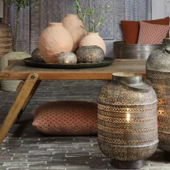 Light & Living lantaarn-tafellamp Udupi