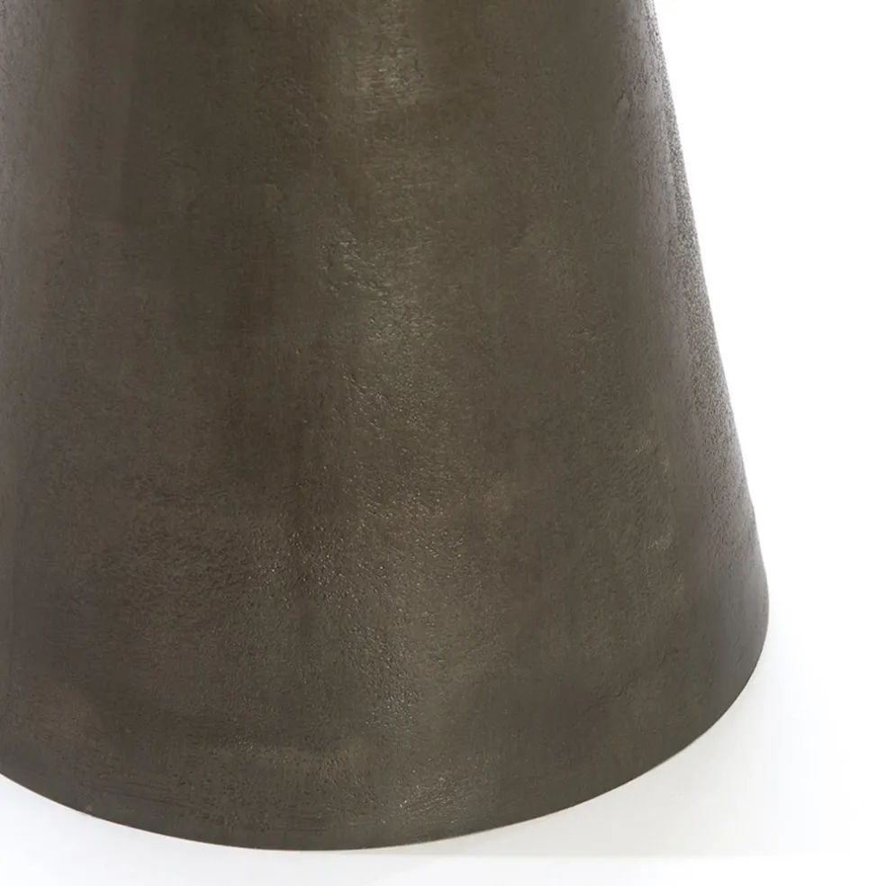 Light and Living bijzettafel Ynez bruin marmer 36x51 cm