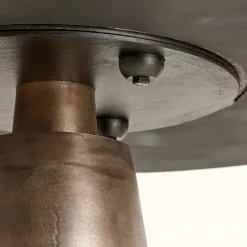 Light and Living eetkamertafel Ynex marmer donker bruin