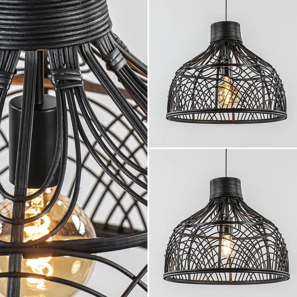 Light and Living hanglamp Pocita zwart