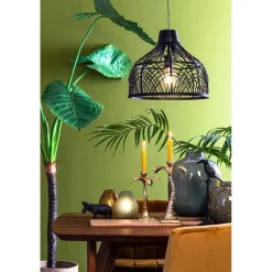 Light and Living hanglamp Pocita zwart