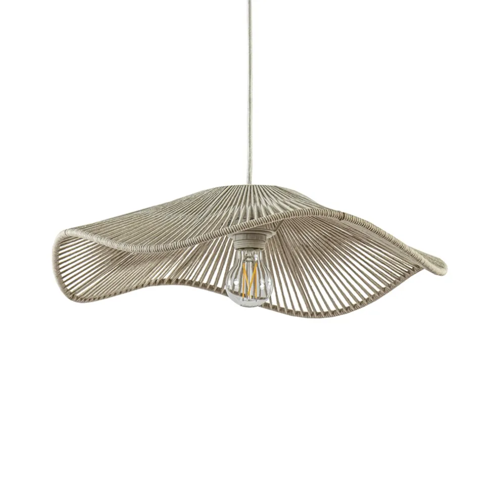 Light and Living hanglamp Rafa crème 50 cm