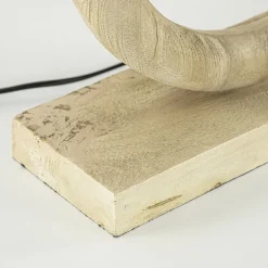 Light and Living lampvoet Nubia hout naturel