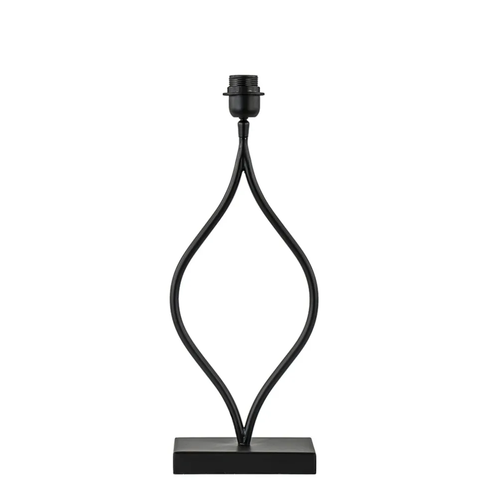 Light and Living lampvoet Okno mat zwart