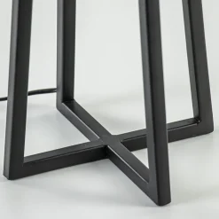 Light and Living tafellamp Miley mat zwart