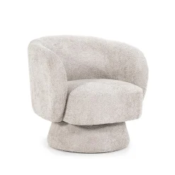 Lounge stoel taupe