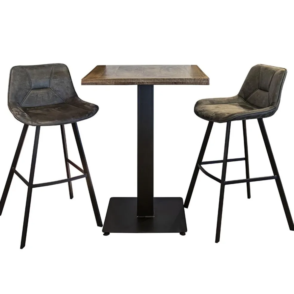 Mango houten bartafel vierkant 70x70 cm