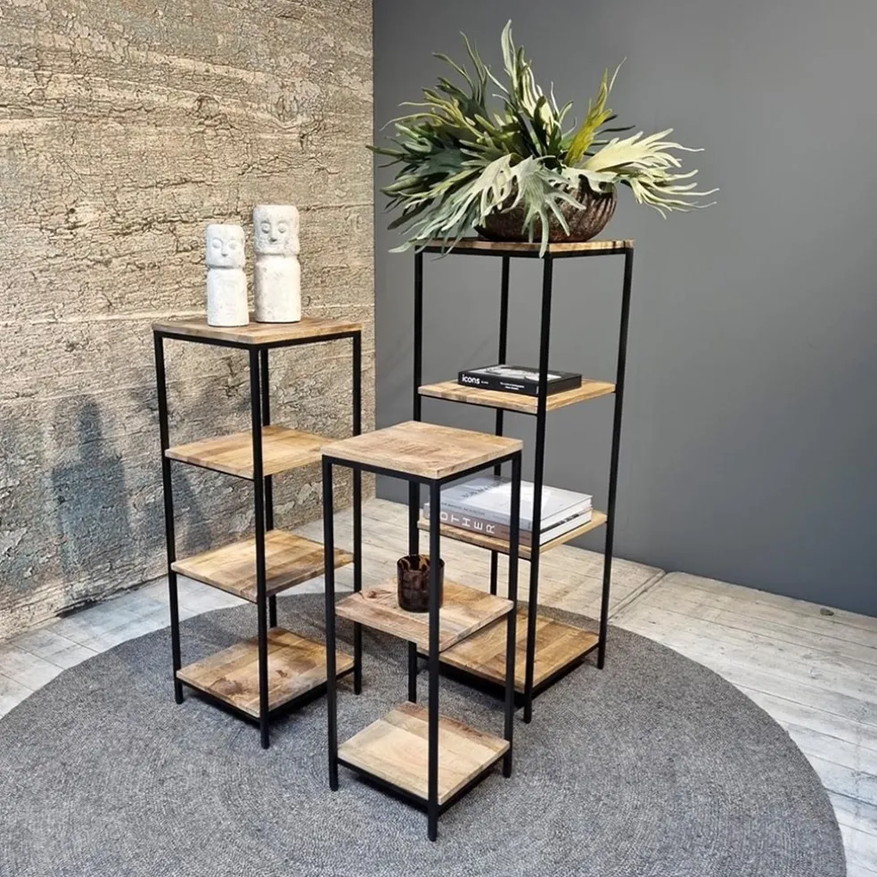 Mango houten kastje 30x30x80 cm