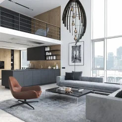 Metalen videlamp Omegna XL met open structuur