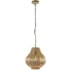 Micha grote goud hanglamp oosters landelijk Light & Living