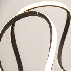 Moderne design hanglamp LED zwart