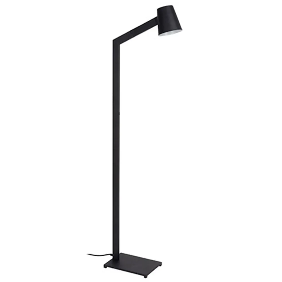 Moderne design vloerlamp zwart