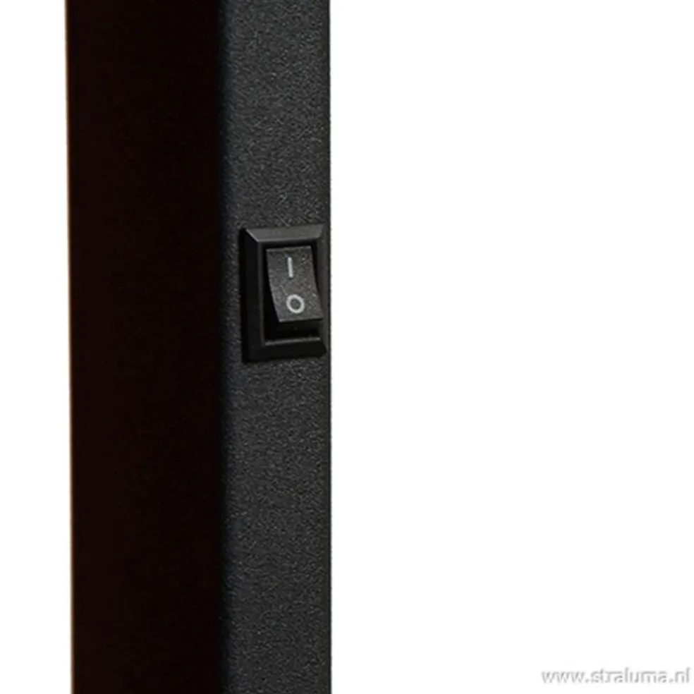 Moderne design vloerlamp zwart