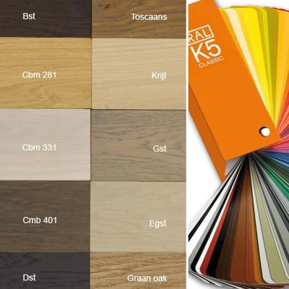 Moderne eettafel vergrijsd eiken 200x100