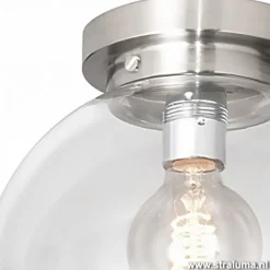 Moderne glazen plafonniere bol hal-wc