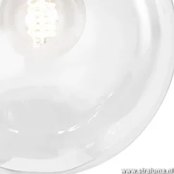 Moderne glazen plafonniere bol hal-wc