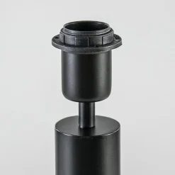 Moderne lampvoet cilinder mat zwart excl kap