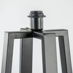 Moderne lampvoet mat zwart exclusief kap