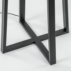 Moderne lampvoet mat zwart exclusief kap