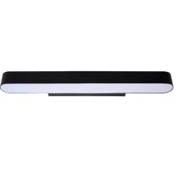 Moderne LED badkamer wandlamp zwart 60 cm