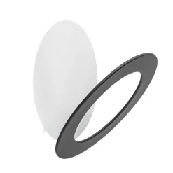 Moderne LED design lamp wit zwart verstelbaar