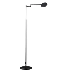 Moderne LED leeslamp vloerlamp zwart dimbaar