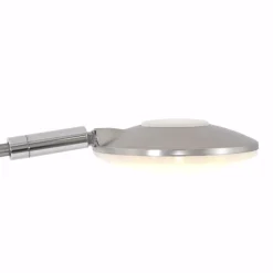 Moderne LED vloerlamp 5-lichts geborsteld staal dimbaar