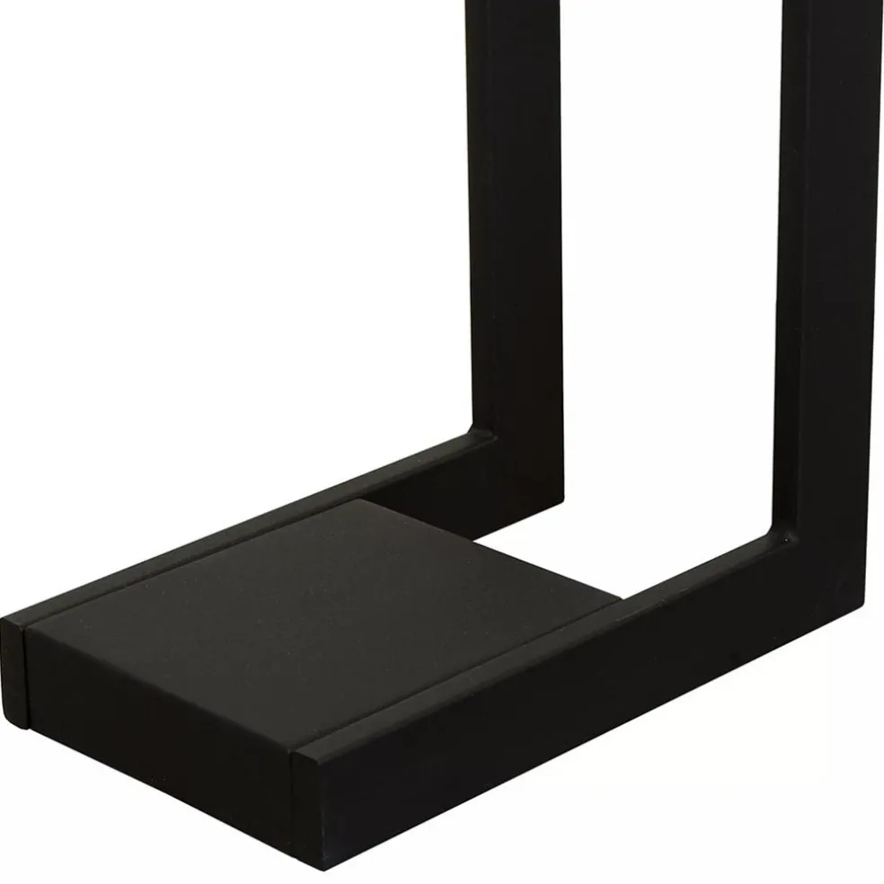 Moderne LED vloerlamp mat zwart met kantelbare spot