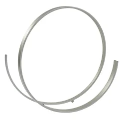 Moderne LED vloerlamp nikkel dimbaar