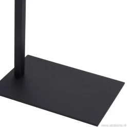 Moderne lees/vloerlamp mat zwart met brons