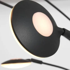 Moderne 5-lichts LED vloerlamp zwart