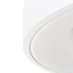 Moderne plafondlamp wit met geïntegreerd LED