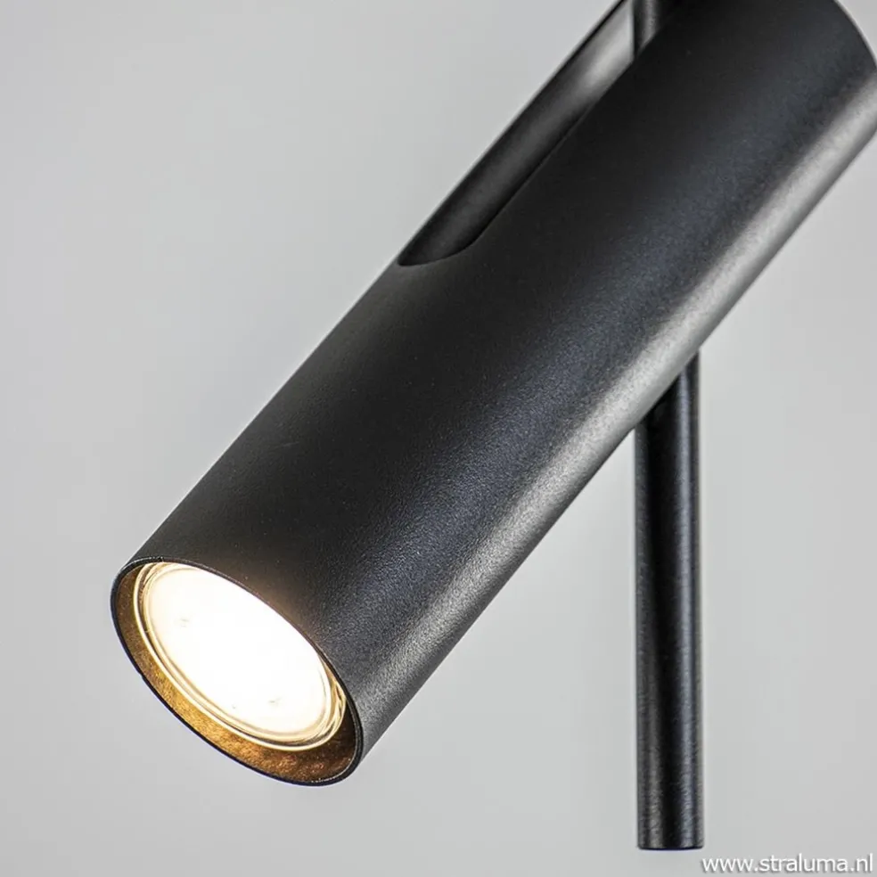 Moderne plafondspot zwart metaal verstelbaar