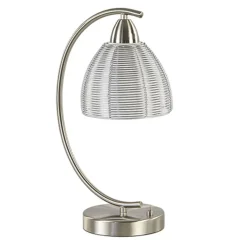 Moderne tafellamp draad staal aluminium