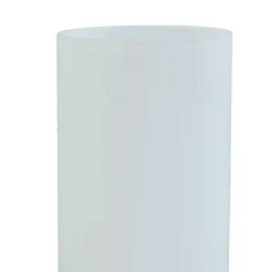 Moderne tafellamp Oblica zuil nikkel