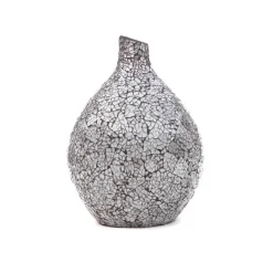 Moderne tafellamp wit glas met zwart