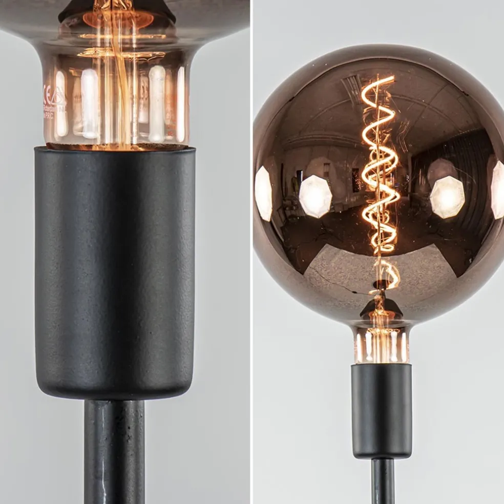 Moderne vloerlamp mat zwart exclusief lichtbron