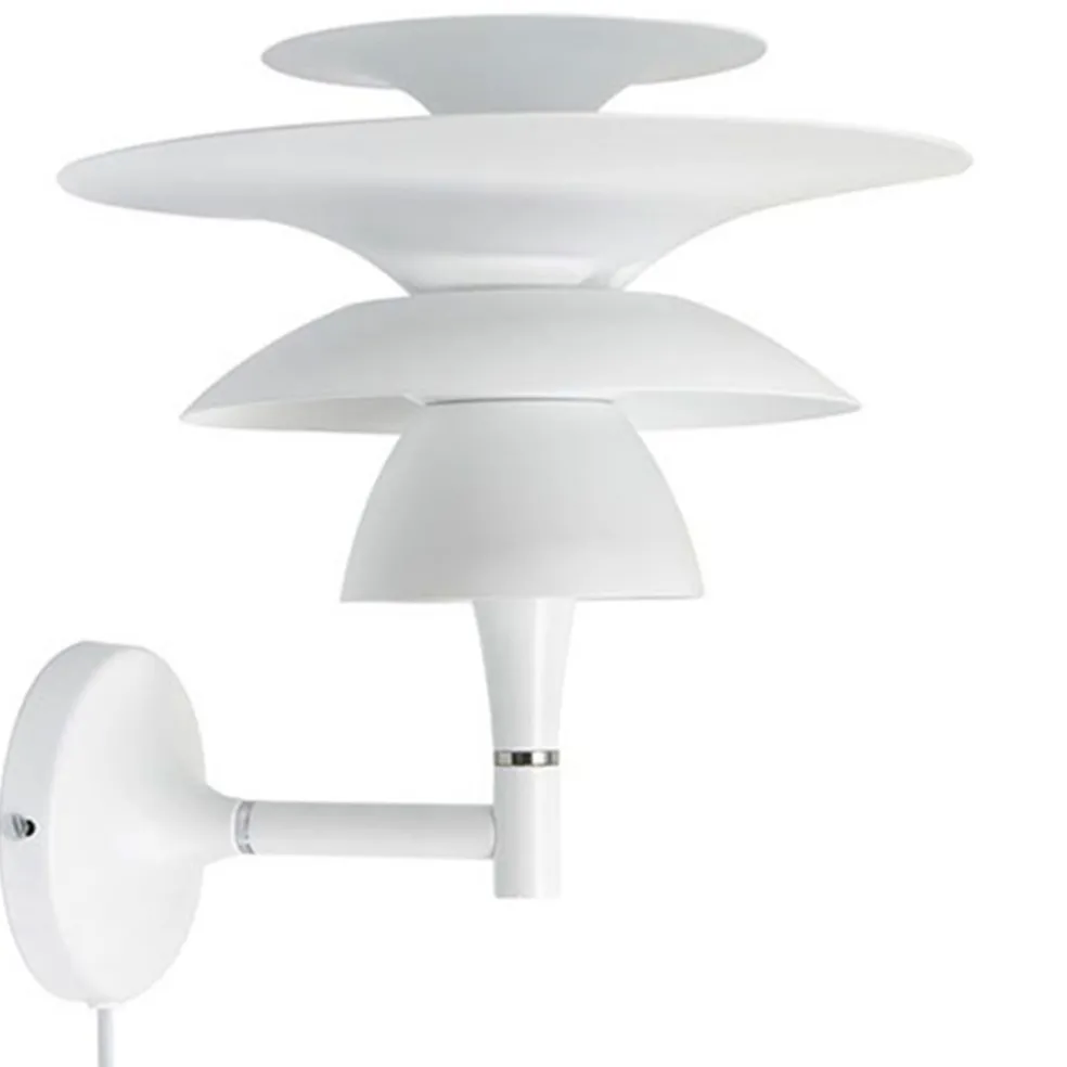 Moderne wandlamp wit