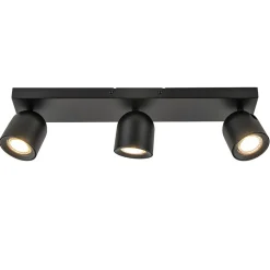 Opbouwspot Solare 3l balk zwart