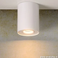 Opbouwspot tube wit gu10