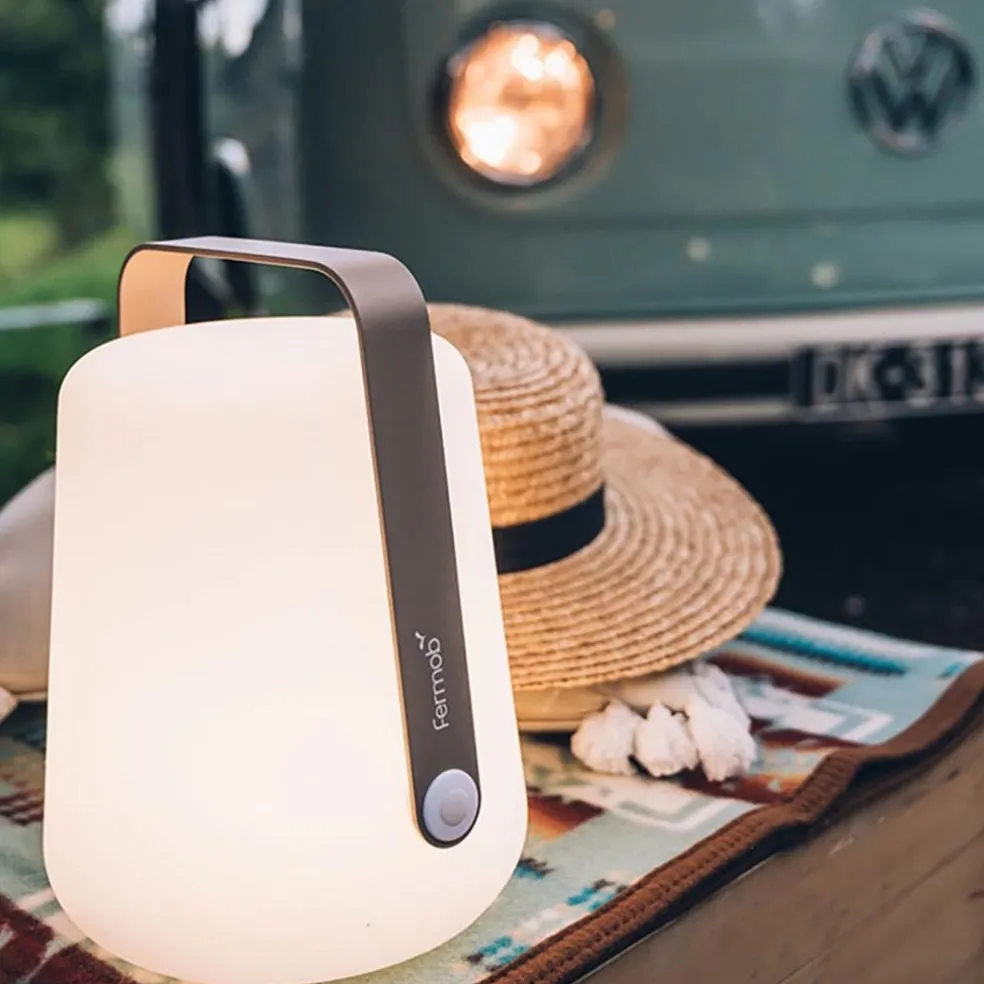 Oplaadbare buitenlamp IP44 grijs