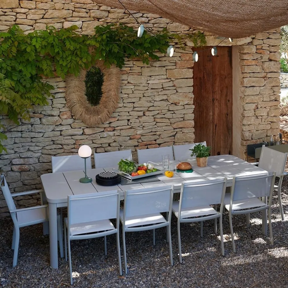 Oplaadbare buitenlamp tafel groen IP44