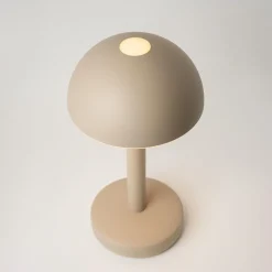 Oplaadbare LED tafellamp beige