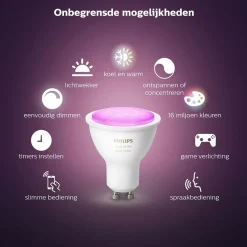 Philips Hue kit 3xgu10 color+ bridge