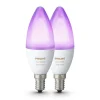 Philips Hue white and color ambiance E14 lamp 2-pack