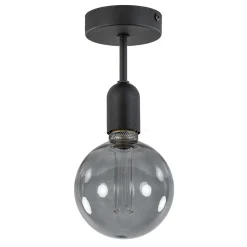 Plafondfitting basic zwart