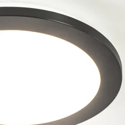 Plafondlamp Anne 26cm zwart 3-switchdim