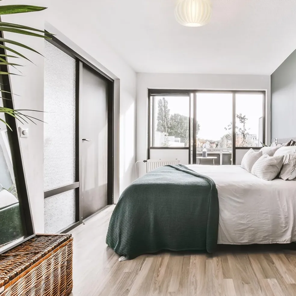 Plafondlamp Arena 40cm zwart/kap wit