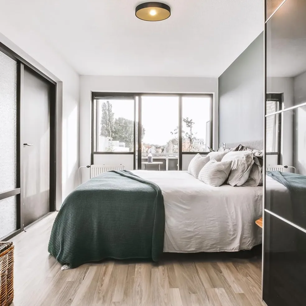 Plafondlamp Bright 26 zwart/matgoud